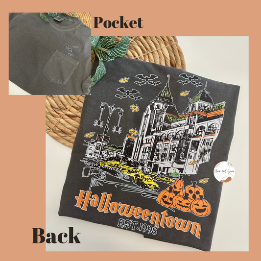 Halloween Town (Pocket tee)