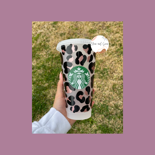 Cheetah Starbucks Cup