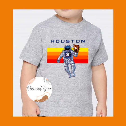 Kids Baseball Astronaut