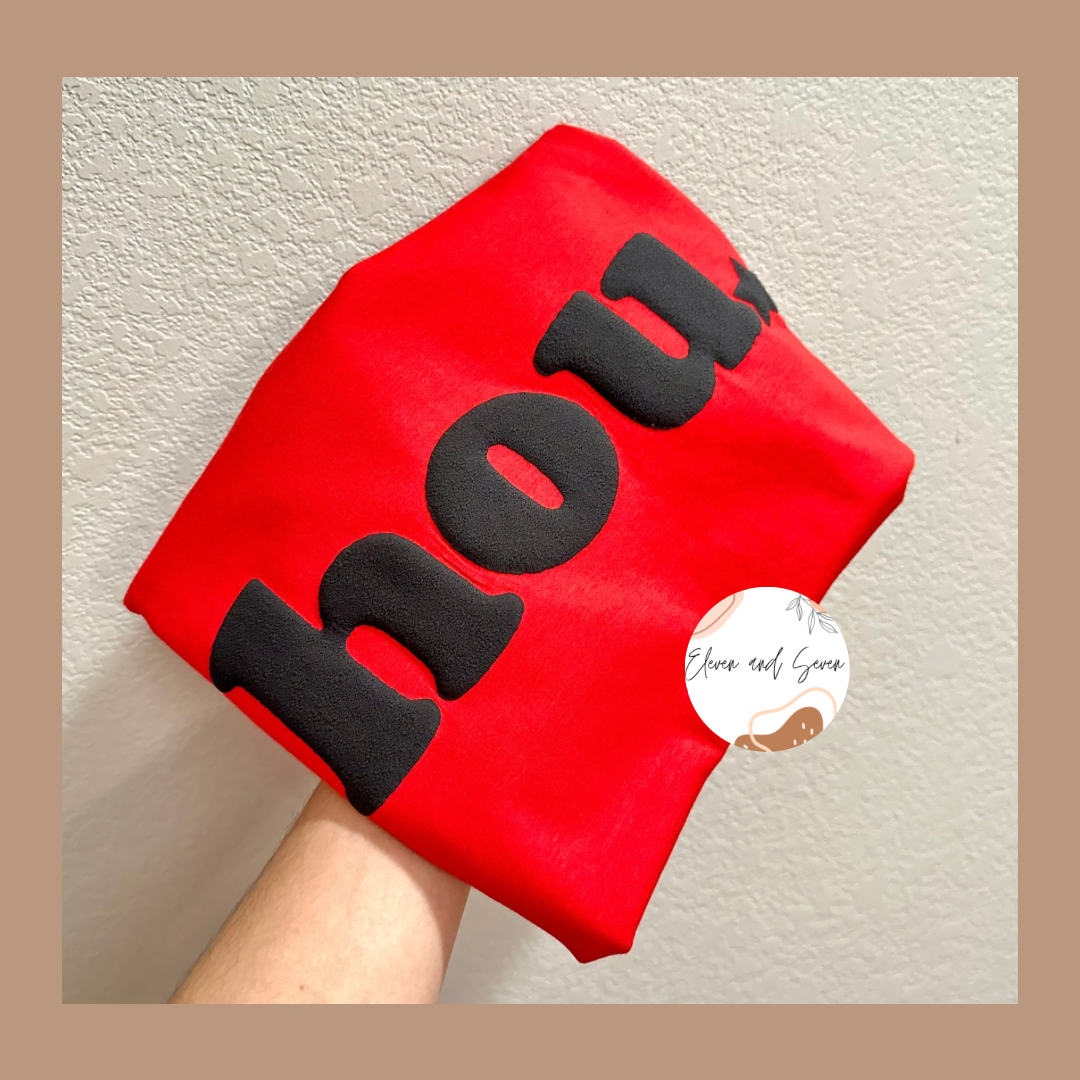 Hou Puff (Black w/Red)