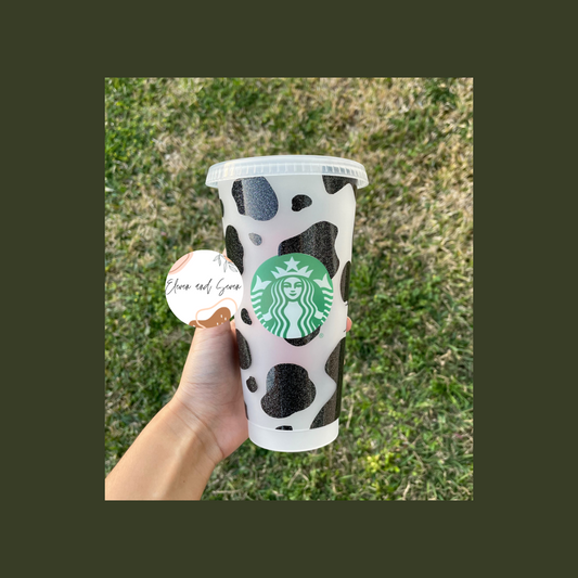 Cow Starbies Cup