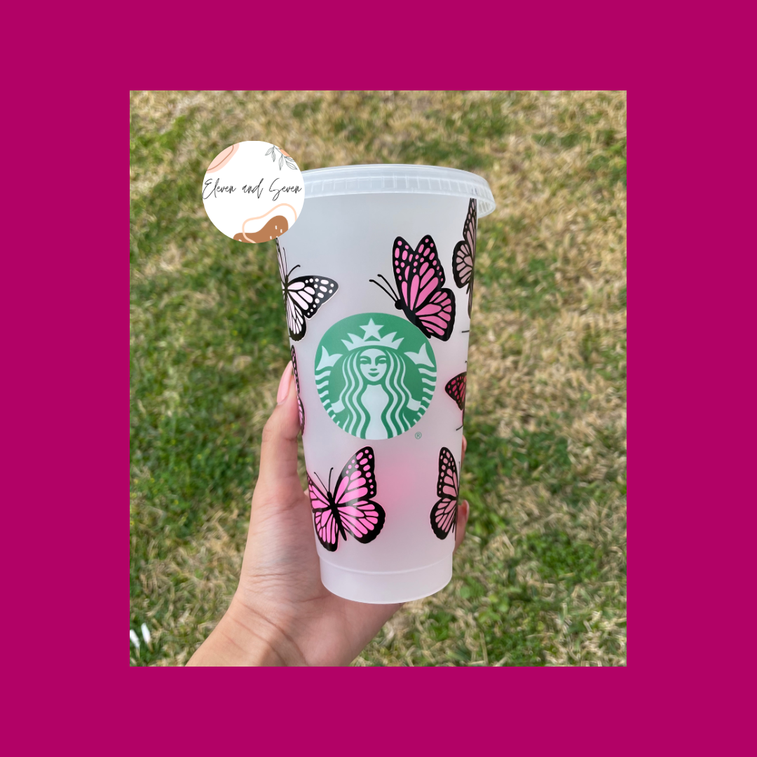 Shades Of Pink Starbucks cup