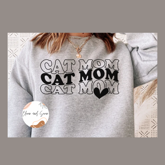 Cat mom X3