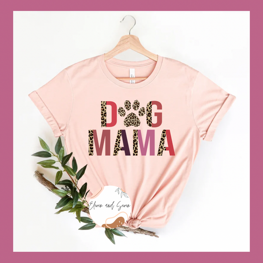 Pink dog mama